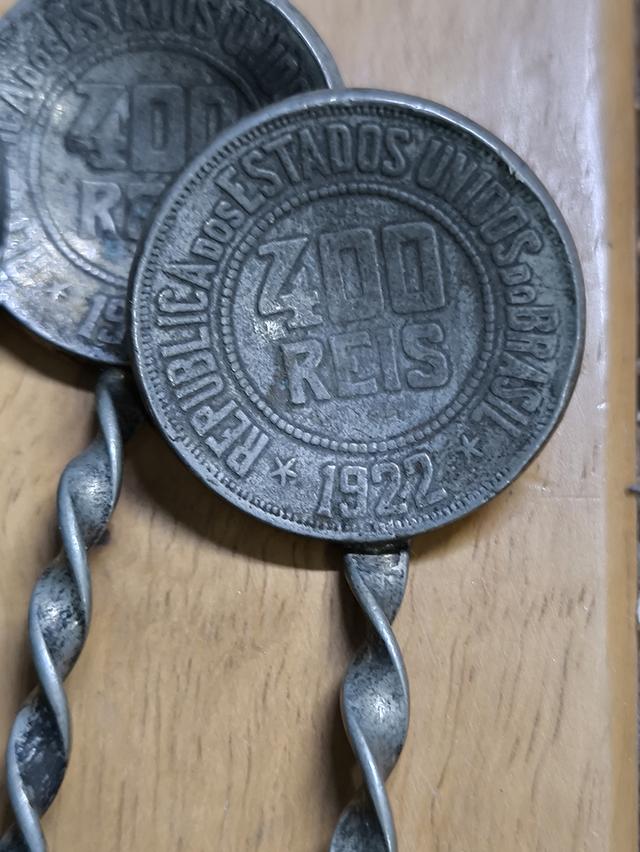 ที่คนกาแฟ เป็นเหรียญเงินบราซิล 400 REIS รูปย่อยที่ 2