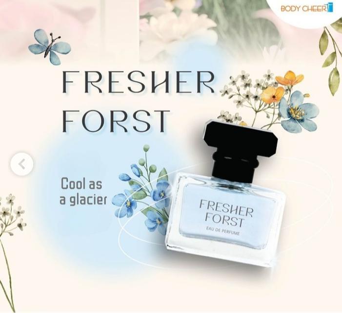 น้ำหอม เฟรสเช่อร์ forst perfume สำหรับผู้ชายให้กลิ่นหอมจากวู้ดดี้ไม้ซีด้าและเกรฟฟรุ๊ต ราคา 699 บาทปริมาณ 30 ml 1