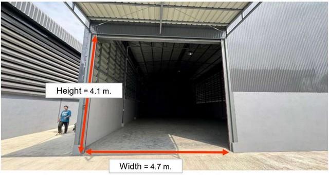 ให้เช่า โกดัง สร้างใหม่ ถนนเฉลิมพระเกียรติ ร.9 ซอย 38 ใกล้สนามบิน สุวรรณภูมิ พร้อมเข้าใช้งานได้ทันที 2