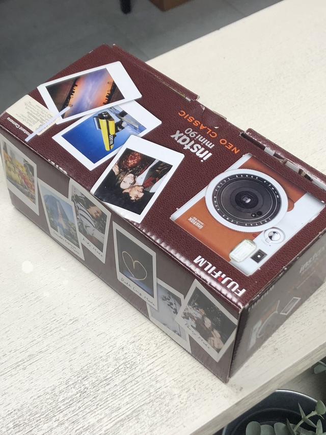 Fujifilm Instax Mini 90 Neo Classic Instant Film Camera Brown 3