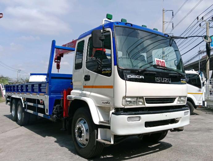 ISUZU FVM 230 แรง ปี 2551 ติดเครน