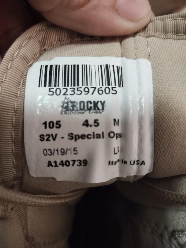 รองเท้า Tactical ยี่ห้อ ROCKY Made in USA Size 4.5 รูปที่ 9