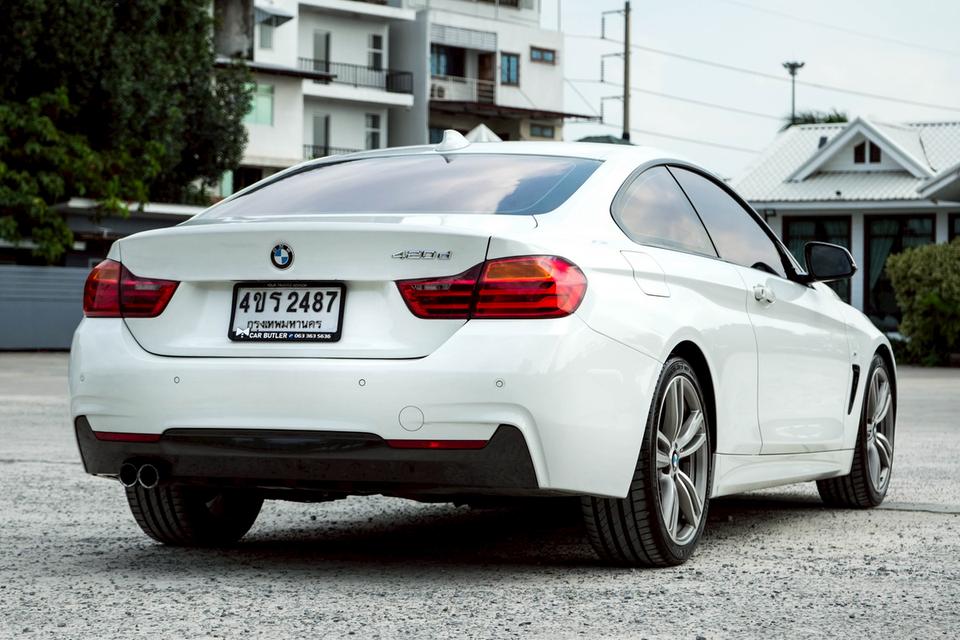 รหัสรถ CBL2487 BMW 420d 2.0 Coupe M Sport F32 AT 2016 5