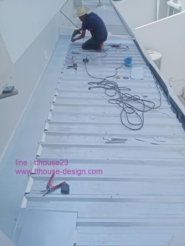 รับเหมา ต่อเติม โครงหลังคา กันสาด ห้องครัว เทพื้น ปูกระเบื้อง ครบวงจร 0950920028 รูปย่อยที่ 2