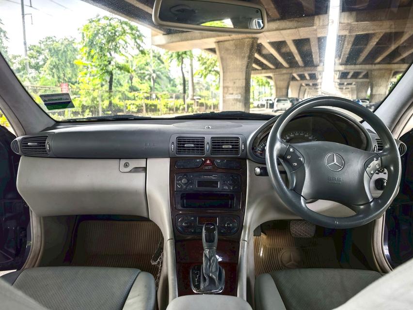 ขายรถ Benz C200 W203 ปี 2003 สีน้ำเงิน เกียร์ออโต้ 13