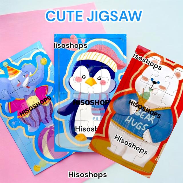 Jigsaw Happiness ตัวต่อจิ๊กซอว์ลายสัตว์ ฝึกสมาธิด้วยจิ๊กซอว์ ชวนสนุกทุกการต่อ Jigsaw Happiness ตัวต่อจิ๊กซอว์ลายสัตว์ ฝึกสมาธิด้วยจิ๊กซอว์ ชวนส
