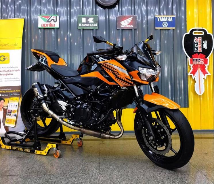 Kawasaki Z400 ปี 2020 สีส้ม