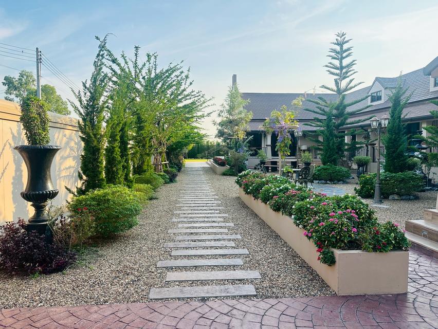 ขายบ้านสวนรีสอร์ท สไตล์ยุโรบ เป็นเอกลักษณ์ บ้านสวยสภาพดี พร้อมอยู่ ขายพร้อมเฟอร์ เครื่องใช้ไฟฟ้า 5
