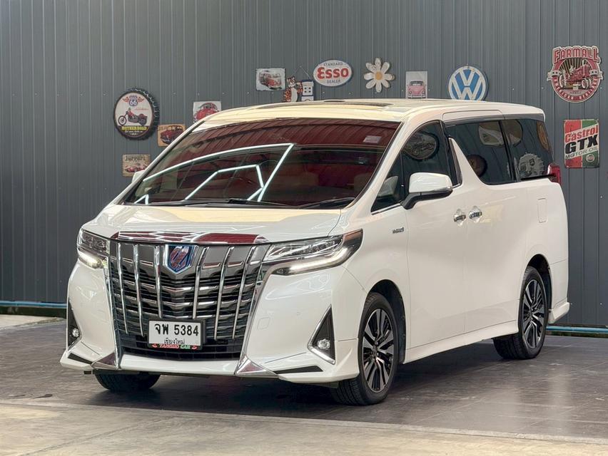 TOYOTA ALPHARD 2.5 HYBRID E-FOUR ปี2018 รถบ้านแท้ รถใช้น้อยมา วิ่งแค่ 80,000 กม. 