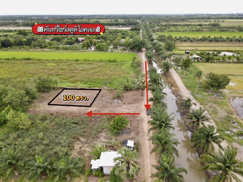 ที่ดินคลอง 8 ปทุมธานี 100 ตรว. 3