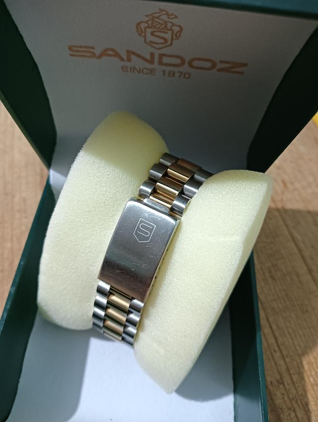 นาฬิกา sandoz หน้าปัดขาว ออโต้ 4