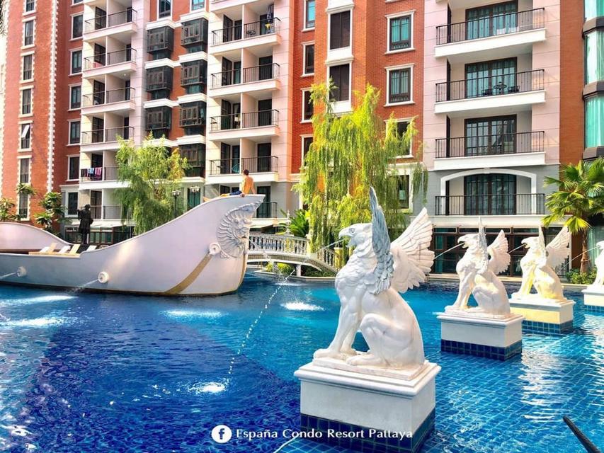 ขายขาดทุน Espana Condo Resort Pattaya 35 ตรม 1นอน ชั้น5 ตึกG (ฝั่งไพรเวท) วิวสวนน้ำ ตกแต่งครบ 8