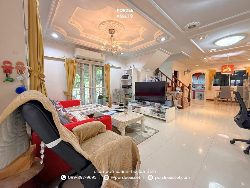 ขาย!! ทาวน์เฮ้าส์ หมู่บ้านรัชธานี7 สายไหม23/1 (หลังริม ขนาด 32 ตร.ว.) สภาพดีพร้อมเข้าอยู่ สายไหม กทม. : Ratchathanee 7 3