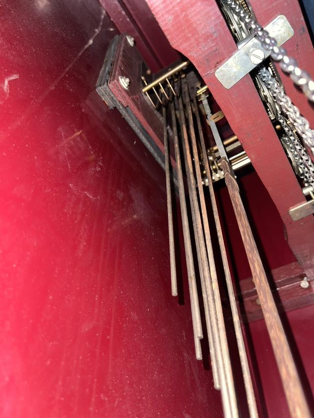 นาฬิกาตั้งพื้น ประดับมุก นาฬิกาตั้งพื้นโบราณ 6