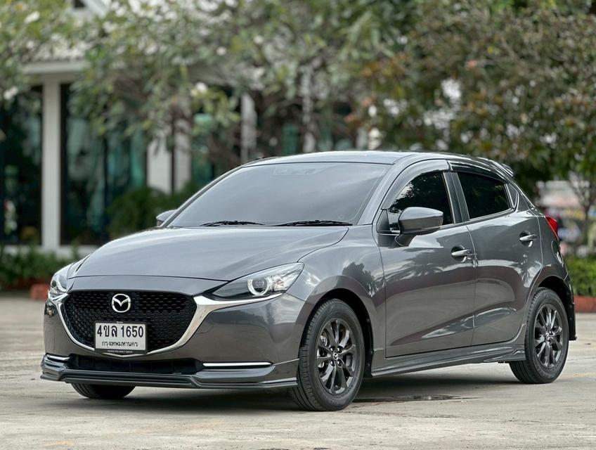 รหัสรถ PAT1650 Mazda 2 1.3 Sport S Leather Hatchback สีเทาดำ เกียร์ออโต้ 2023