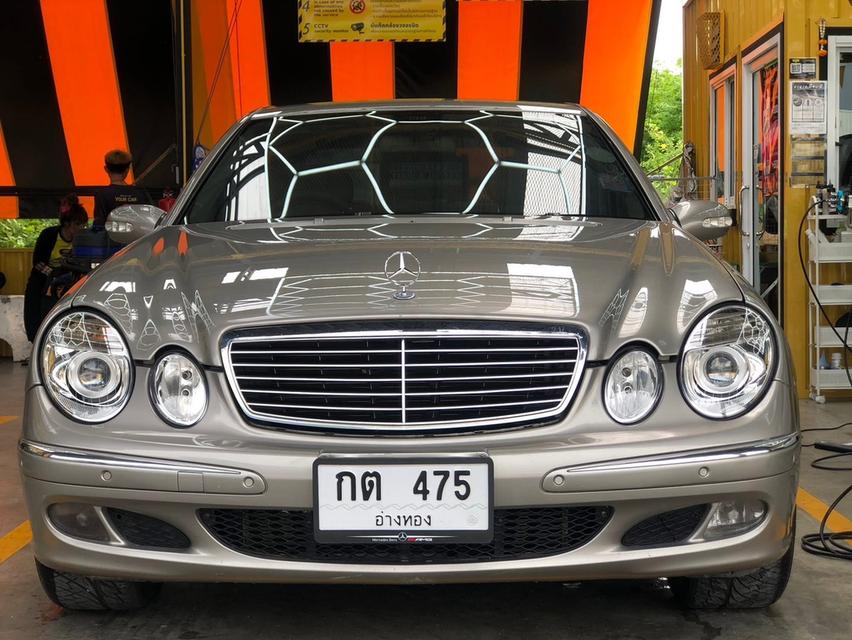 W211 e220 CDI diesel ปี2005 ฝาดำ  ไมล์169,000โล ไฟหน้าxenon ตัวelegance กันชนรอบคันคิ้วโครมเมี่ยม มีparktronic (เซ็นเซอร์กันชนหน้าหลัง )