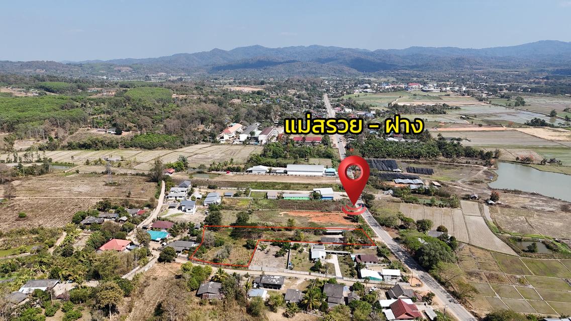 ขายที่ดินศักยภาพสูง ติดทางหลวง 109 อ.แม่สรวย เชียงราย พร้อมอาคารล้างรถ ใช้งานได้ทันที 4