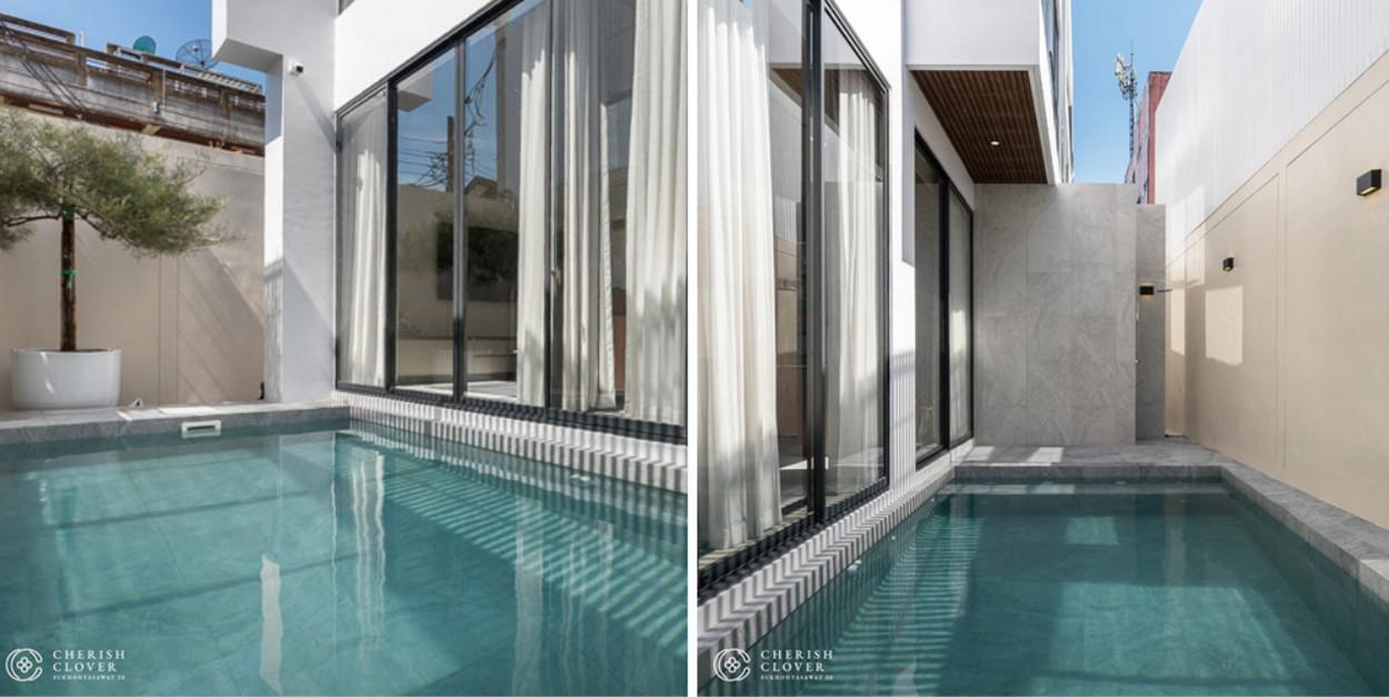 Cherish Clover Sukhontasawat 20 บ้านพูลวิลล่าสุดหรู พร้อมลิฟท์ส่วนตัว 5 ห้องนอน 6 ห้องน้ำ Double-Volume Living จอดรถได้ 3 คัน 2