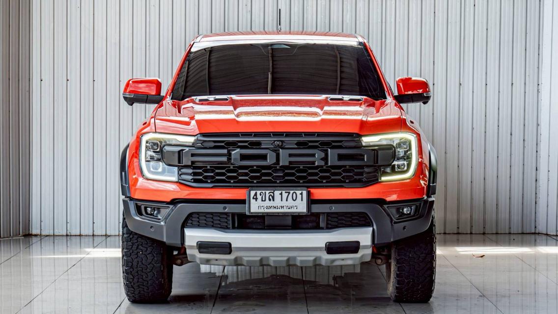 FORD RANGER 3.0 RAPTOR ECO BOOST 4WD ปี 2023 สีส้ม  โฉม DOUBLE CAB รูปที่ 2