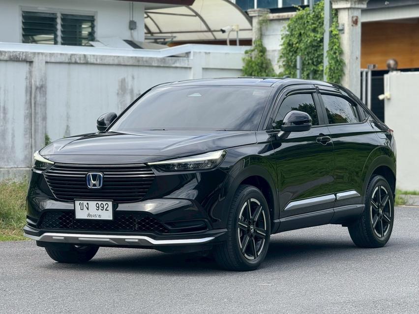 HONDA HRV Wagon 4dr E:HEV E-CVT FWD 1.5i (Hybrid) Y23 สีดำ  ออโต้ 