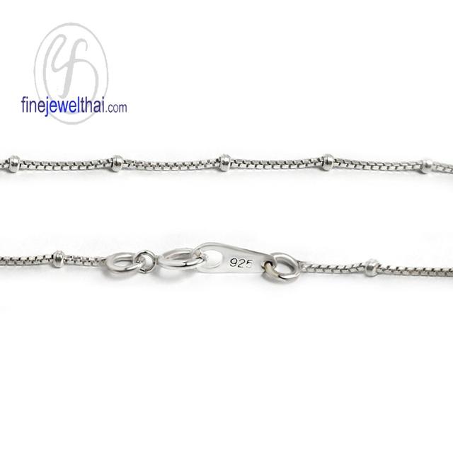 Finejewelthai สร้อยคอ-สร้อยคอเงินแท้-LBXB015_16