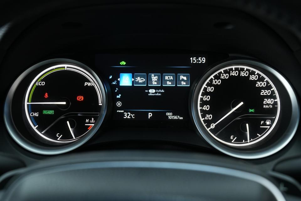 2019 TOYOTA TOYOTA CAMRY 2.5 HYBRID PREMIUM สีดำ เลขไมล์ 101567 กม. 19