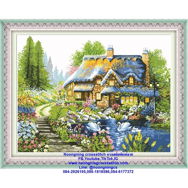 ร้าน Noongning Cross stitch ครอสติสพิมพ์ลาย จำหน่ายอุปกรณ์ครอสติส ภาพติดเพชร684 4