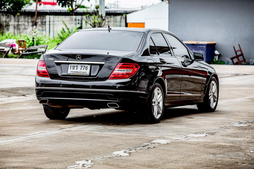 Benz C200 CGI BE สีดำ ปี 2014 มือเดียวป้ายแดง 6