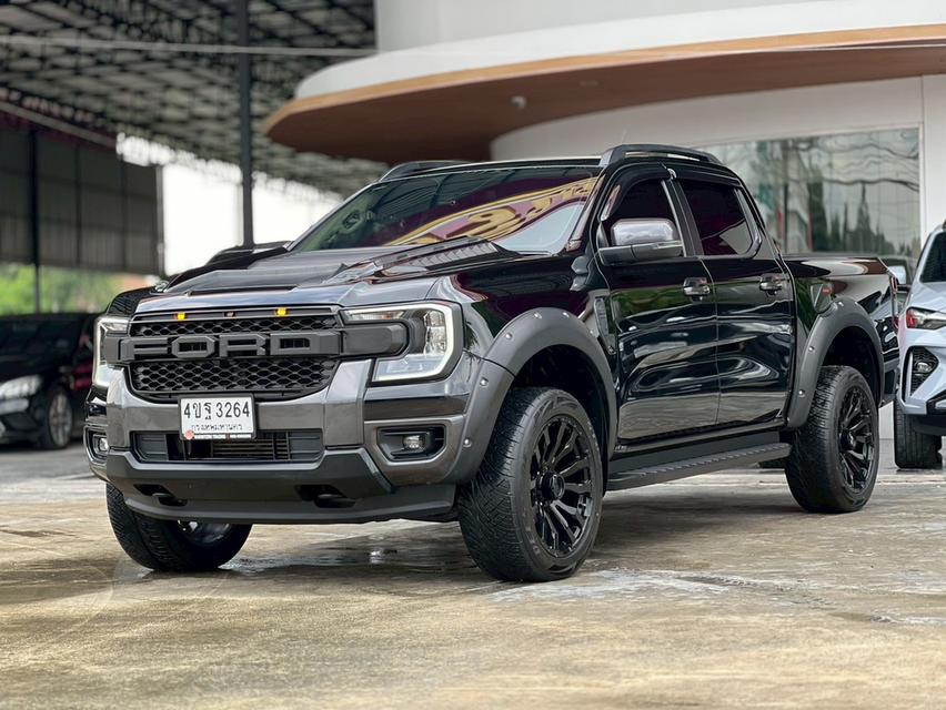 ปี 2022 FORD RANGER, 2.0 SPORT โฉม HI-RIDER DOUBLE CABสีดำ เกียร์ออโต้