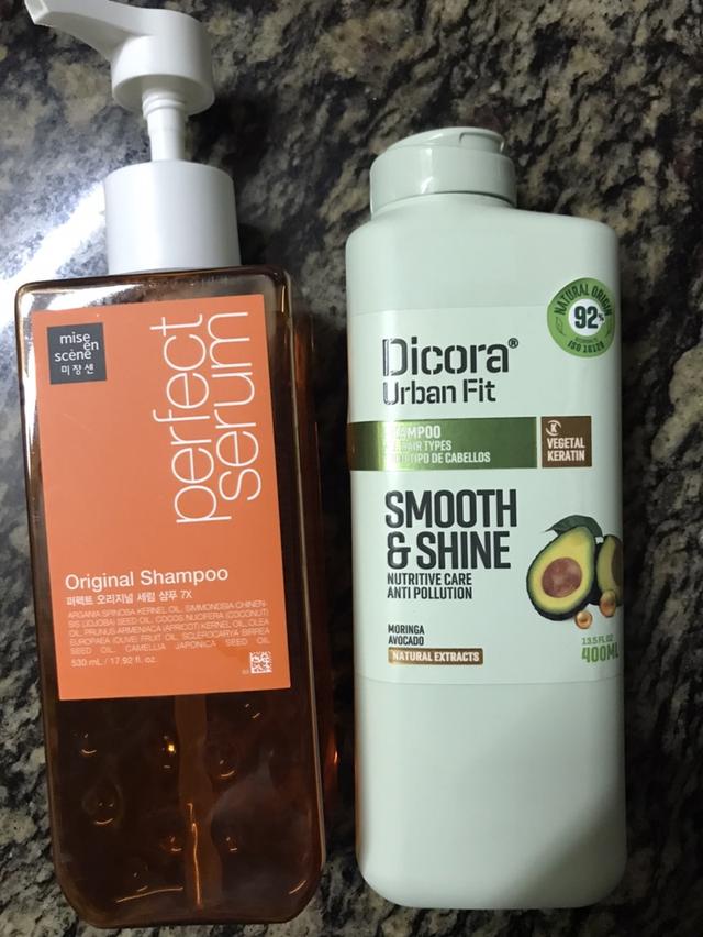 Shampoo Dicora UrbanFit Smooth and shine และ Shampoo perfect serum