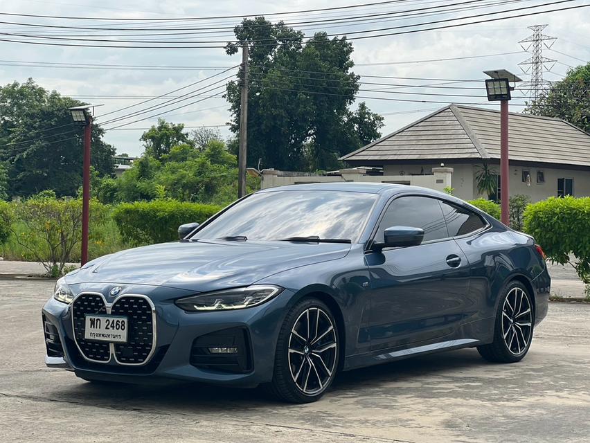 BMW 430i Coupe M-Sport G22 2021 จด 2022 สีพิเศษ Arctic Race Blue Metallic