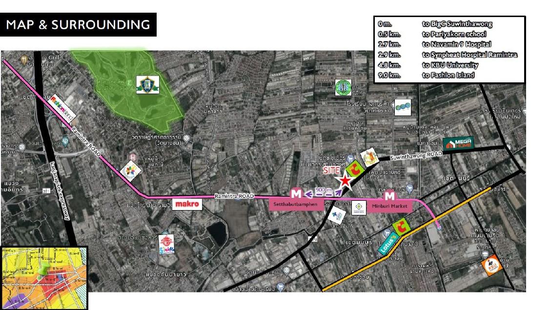 ที่ดินถนนสุวินทวงศ์ติดถนนใหญ่ 2