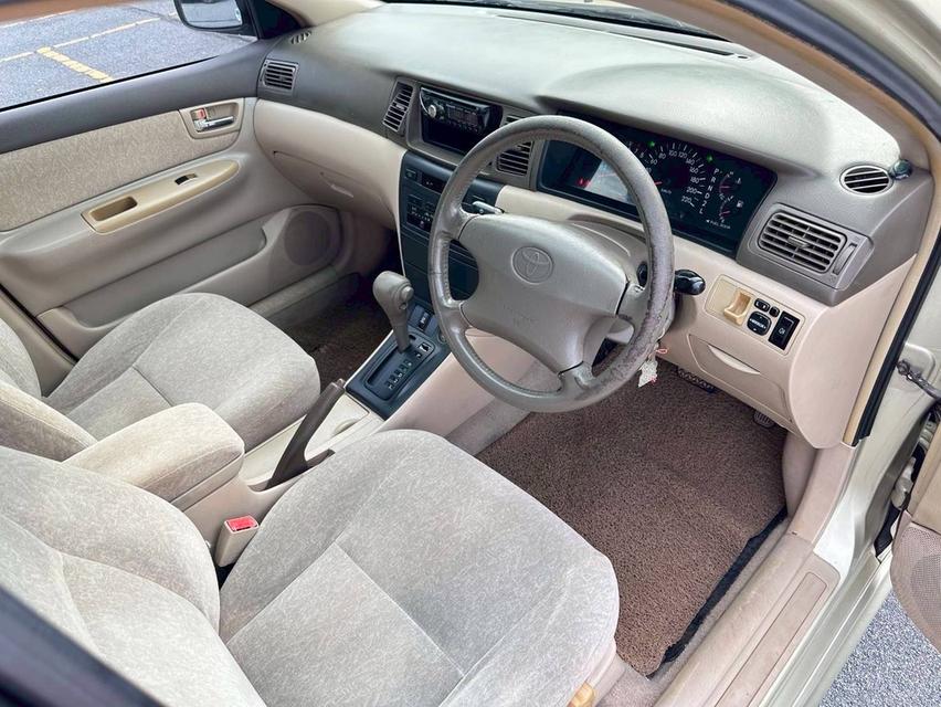 รหัสรถ QT528 Toyota Altis หน้าหมู 1.6 E vvti Auto ปี 02  9
