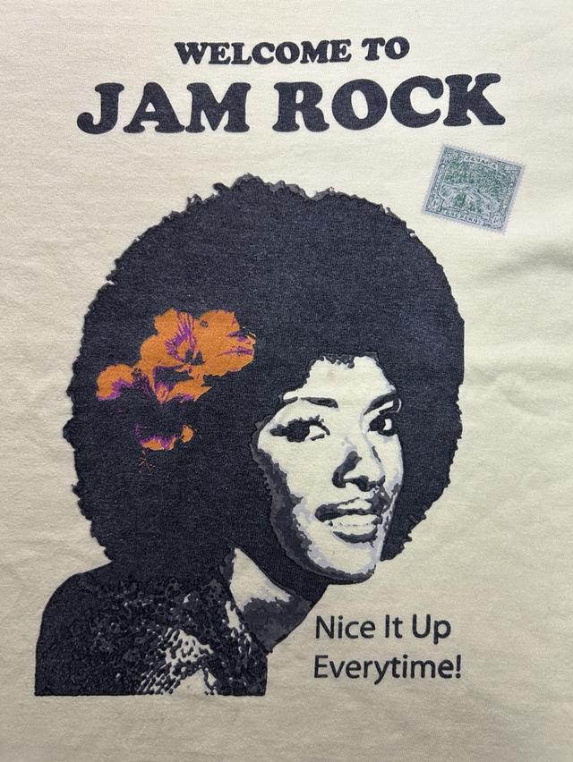 [Ultra Rare] Fame City "Jam Rock" - ผ้าเมกา เย็บญี่ปุ่น งานปักแขน 2 ข้าง! รูปที่ 3