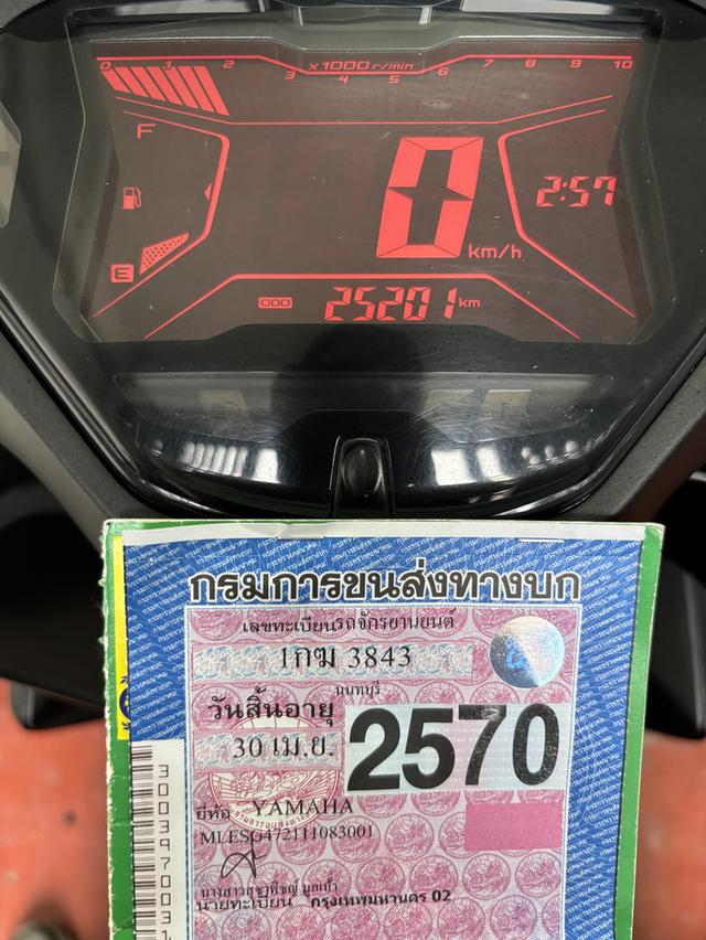 Aerox รถบ้าน สวย เดิม ยาง Pirelli พร้อมใช้งานเลย รูปที่ 5