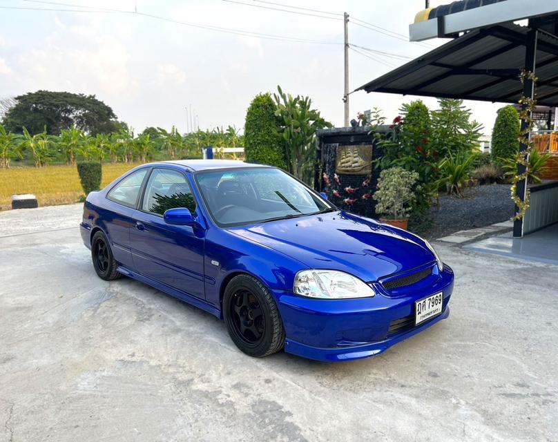 CIVIC COUPE ปี 2000 หล่อๆ สีสดเงาจัด เคลือบแก้ว ภาษี68