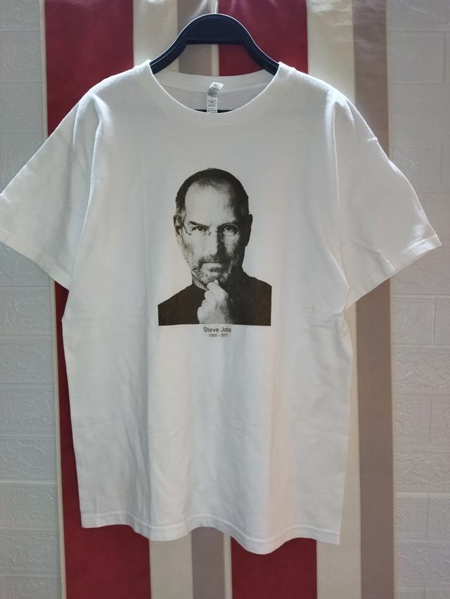 เสื้อยืด Steve jobs size L มือสองสภาพ9/10 รูปที่ 7