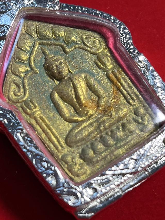 193. พระขุนแผนพลายชุมพล พิมพ์ใหญ่ กุมารทองแดง วัดแค จ.สุพรรณบุรี เนื้อเขียวมณีลาภ ตะกรุดทองแดง ติดจีวรหลวงพ่อคูณ 8
