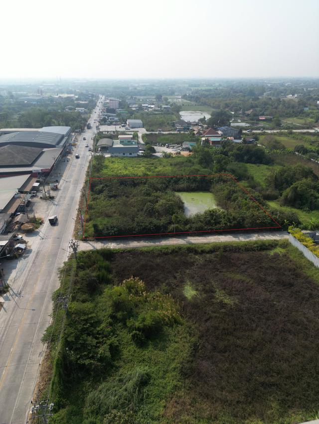 ที่ดินนนทบุรี ไทรน้อย 2 ไร่ ติดถนนใหญ่ สอบถามโทร 099-545-9556 1