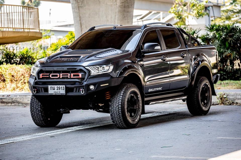 Ford Ranger 2.2 Wildtrak Hi-Lander Double Cab เกียร์ AT ปี 2017 สีเทา 