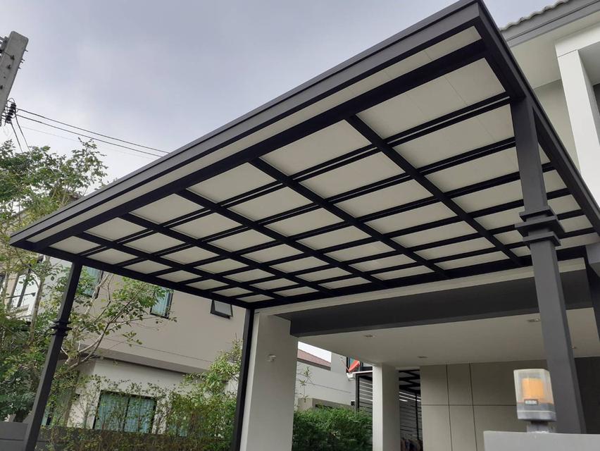 ต่อเติมโครงหลังคา กันสาด สไตล์โมเดริ์น Roof Modern DD Design23 รูปที่ 12