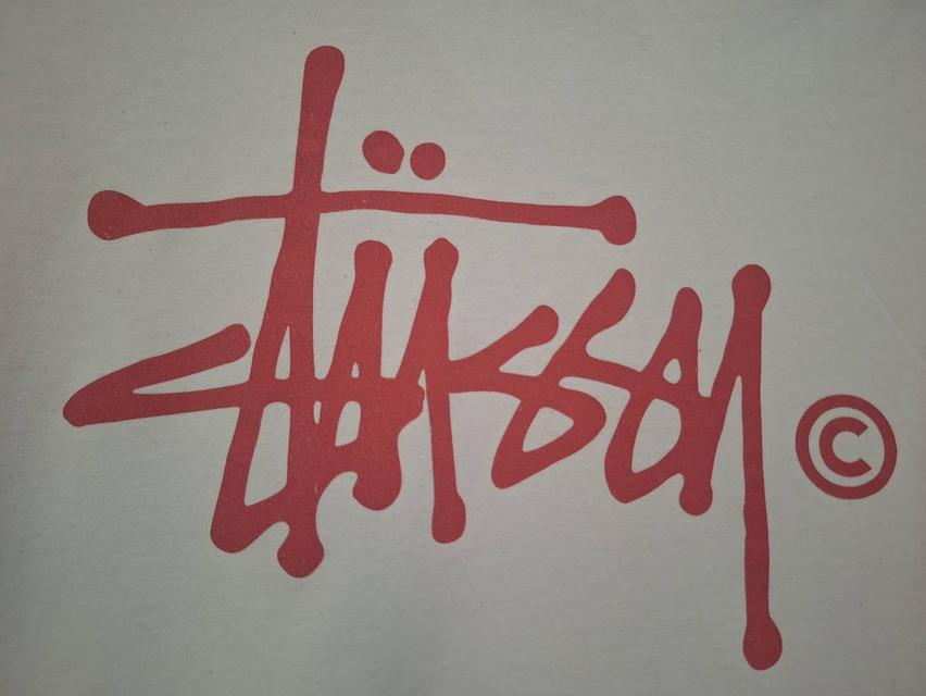 stussy basic logo tee รูปที่ 4