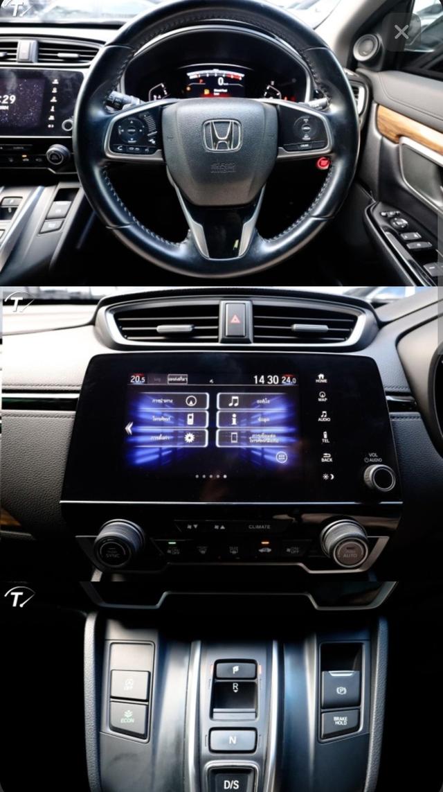 CRV1.6ELดีเซลปี2021​รุ่นtop​ g5mcสีดำซันรูฟ4WD 9