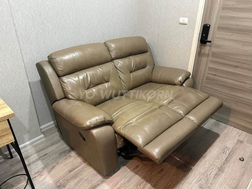 โซฟา Recliner หนังแท้บราซิล Jas Sofa รุ่น Season - สภาพ 90% รูปย่อยที่ 2