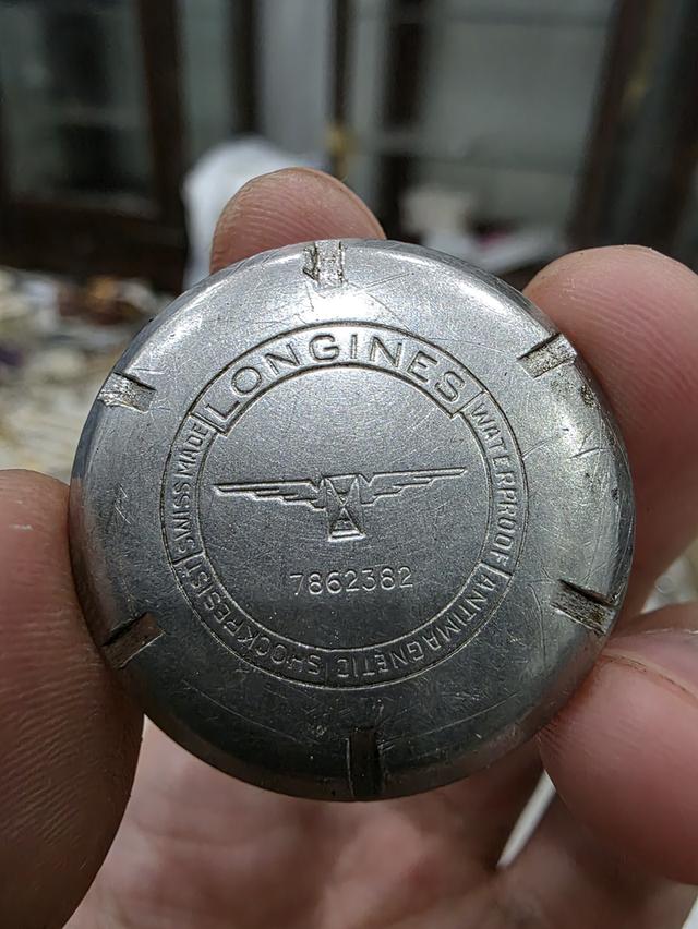 A.อะไหล่นาฬิกา ฝาหลัง LONGINES ลองยิ้น ของเก่าเก็บ ขายตามสภาพ รุ่นเก่า พร้อมส่ง