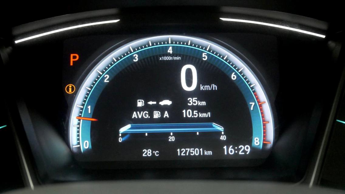 CIVIC FC 1.8 EL ปี2018 รถบ้านมือเดียว ประวัติศูนย์ชัดเจน 10