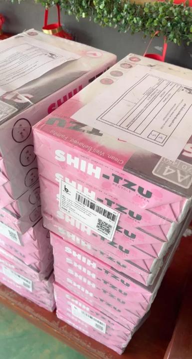 Shih-Tzu Pink กระดาษถ่ายเอกสาร 2