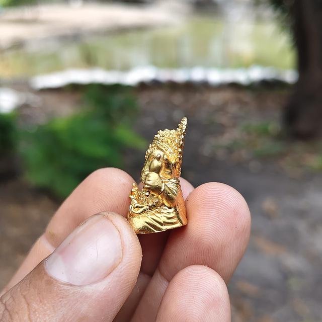พระพิฆเนศ ชุบทอง ลป.องค์น้อย สวนพุทธธรรมหลวงปู่ใหญ่ จ.สุพรรณบุรี รูปย่อยที่ 3