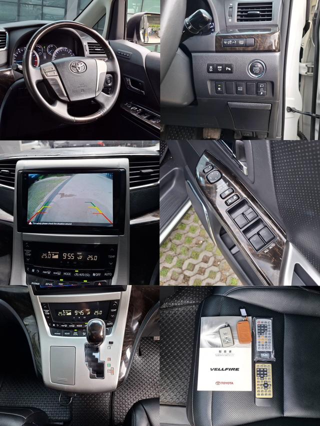 รหัสรถ KN8361 TOYOTA VELLFIRE 2.4 ZG EDITION ปี 2014 15