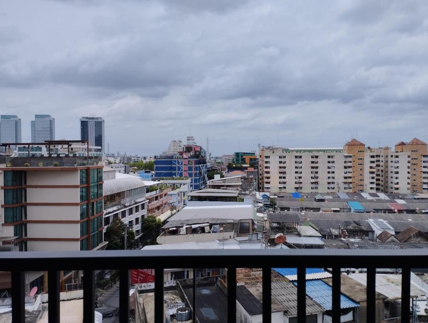 ให้เช่า/ขาย The Stage Mindscape Ratchada-Huaikwang 1 ห้องนอน ขนาด 34.64 ตรม. ชั้น 7 วิวโล่ง ครัวปิดติดระเบียง ห้องมุม เฟอร์นิเจอร์และเครื่องใช้ไฟฟ้าคร 9